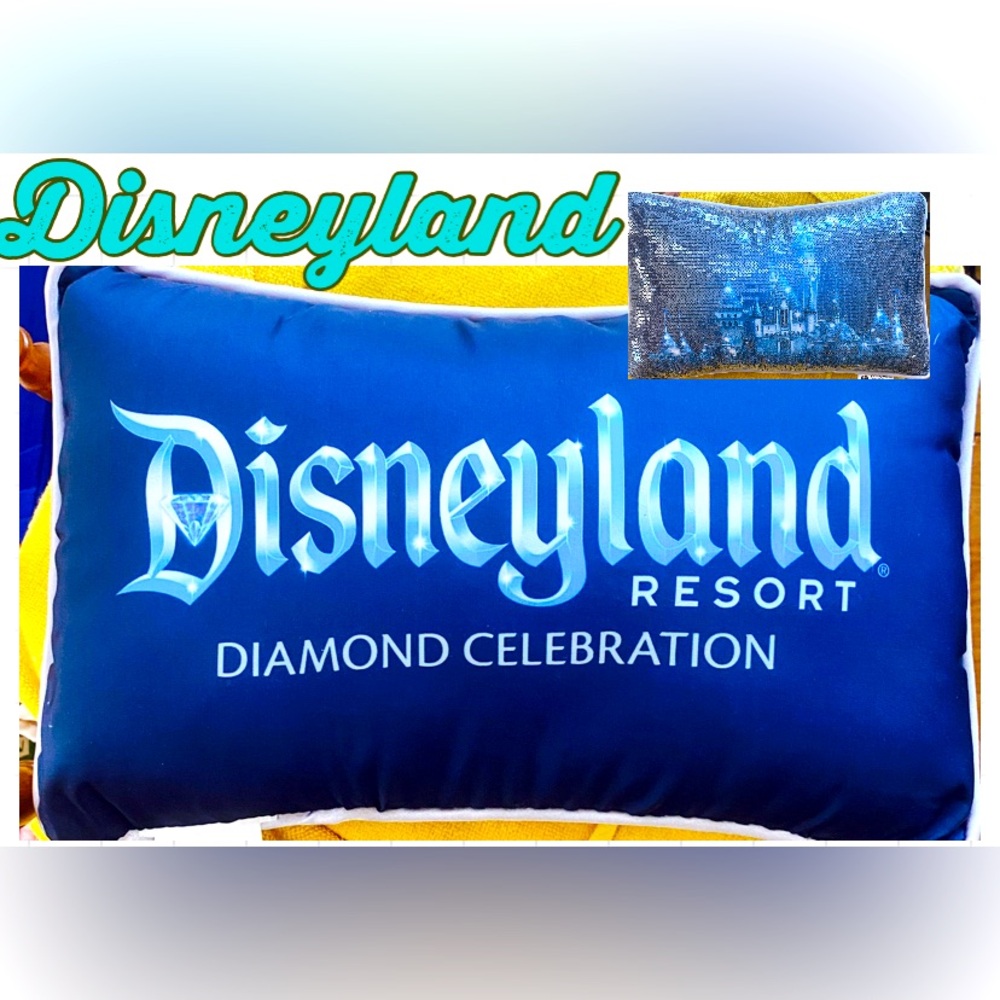 Disneyland Resort Diamond Celebration 15” Throw Pillow